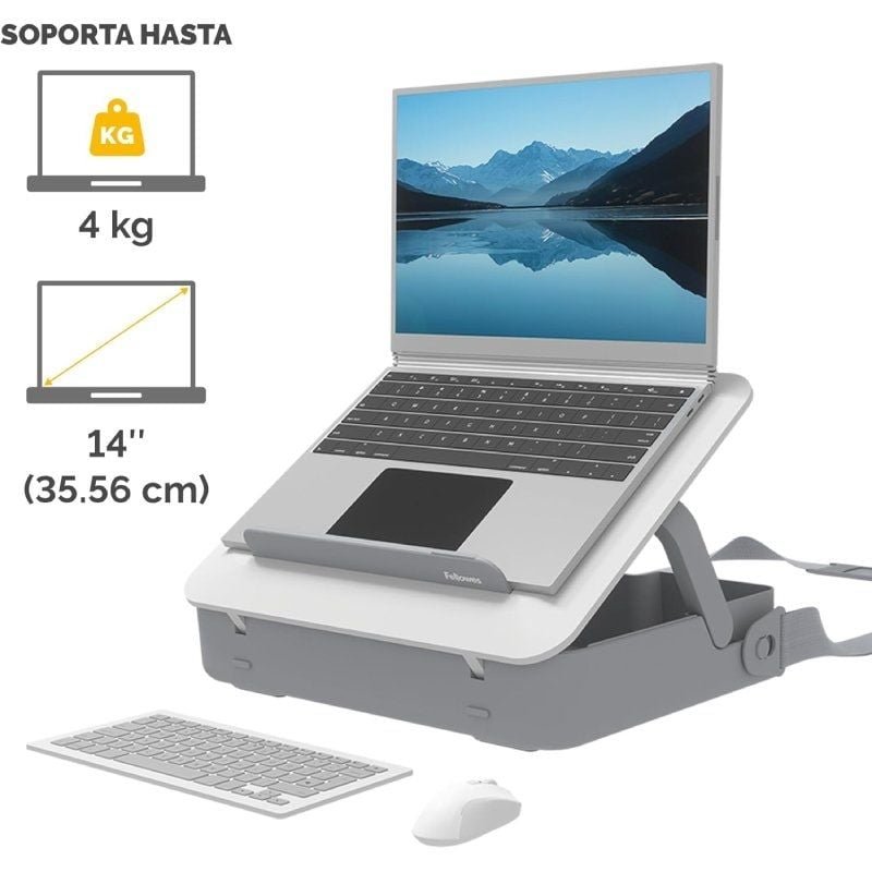 Maletín con Elevador Fellowes Breyta para Portátiles hasta 14"/ Blanco - изображение 2