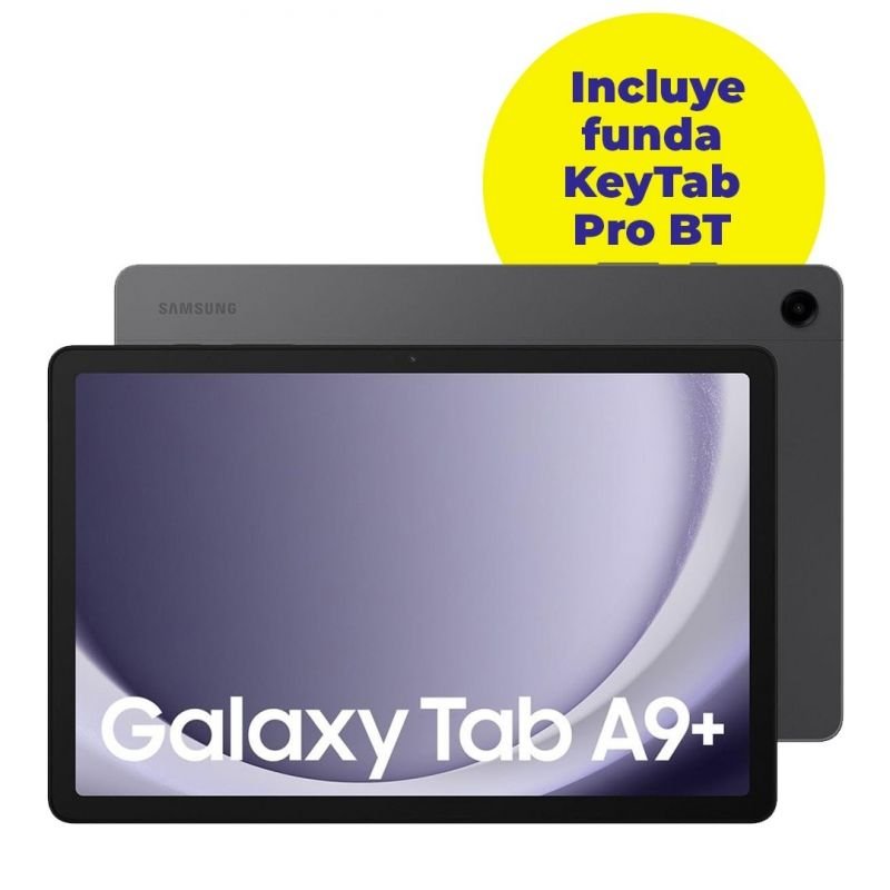 Tablet Samsung Galaxy Tab A9+ 11"/ 8GB/ 128GB/ Octacore/ Gris Grafito + Funda KeyTab Pro BT Subblim - изображение 1