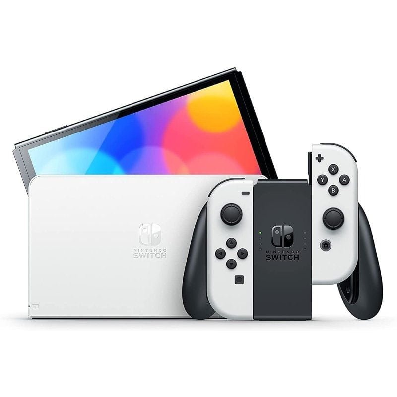 Nintendo Switch Versión OLED Blanca/ Incluye Base/ 2 Mandos Joy-Con - изображение 2