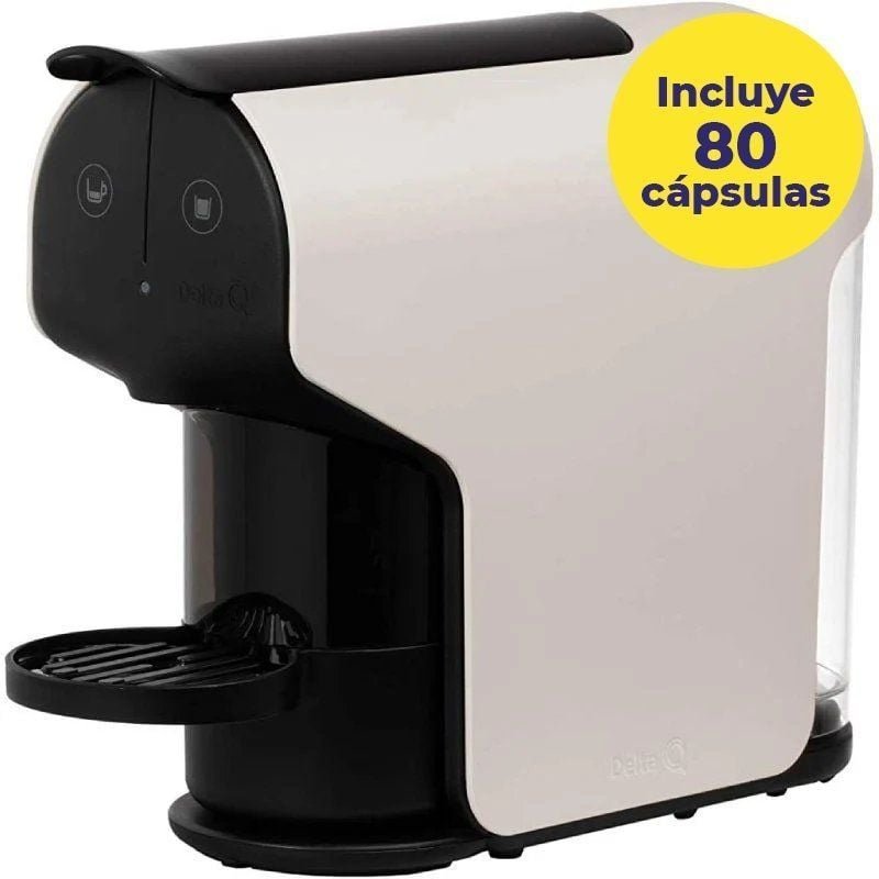 Cafetera de Cápsulas Delta Quick/ Blanca + 80 cápsulas café QALIDUS - изображение 1