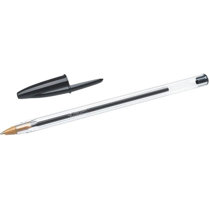 Caja de Bolígrafos de Tinta de Aceite Bic Cristal Original 8373639/ 50 unidades/ Negros - изображение 2