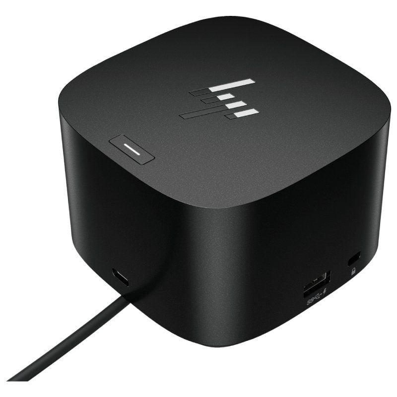 Docking USB Tipo-C HP G4/ 2xUSB/ 2xUSB Tipo-C/ 1xAC/ 1xHDMI/ 1xRJ45/ 2xDisplayPort/ 1xThunderbolt/ 2xUSB PD/ 1xUSB Tipo-C PD/ 2xTarjetas NIC/ Negro - изображение 1