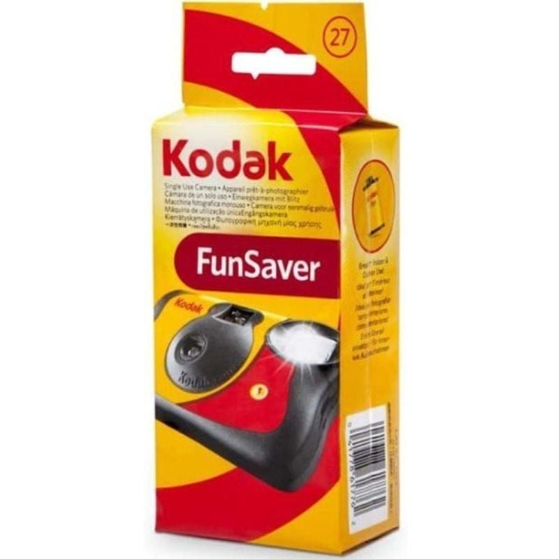 Cámara Desechable Kodak FunSaver 27/ 27 Exposiciones/ Amarilla y Roja