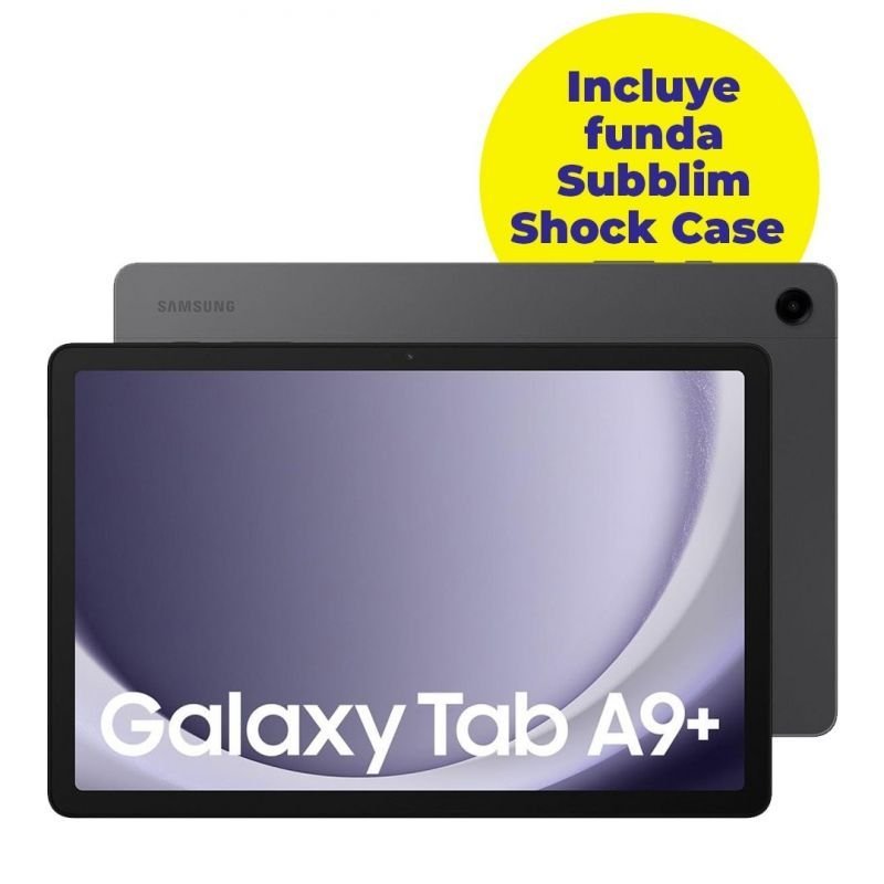 Tablet Samsung Galaxy Tab A9+ 11"/ 8GB/ 128GB/ Octacore/ Gris Grafito + Funda Shock Case Subblim - изображение 1