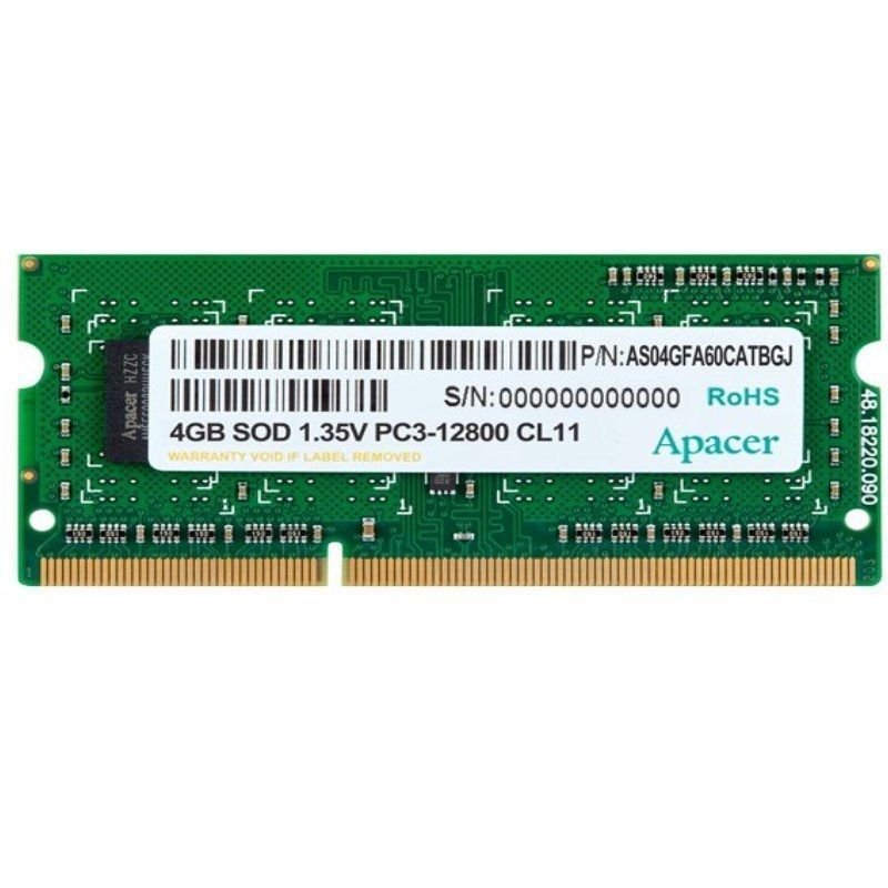 Memoria RAM Apacer 4GB/ DDR3L/ 1600MHz/ 1.35V/ SODIMM - изображение 1