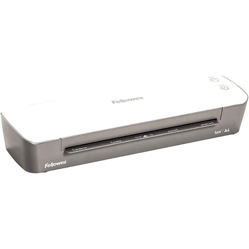 Plastificadora Fellowes Ion A4 4560001/ hasta A4 y 80-125 Micras/ Blanca y Gris - изображение 4