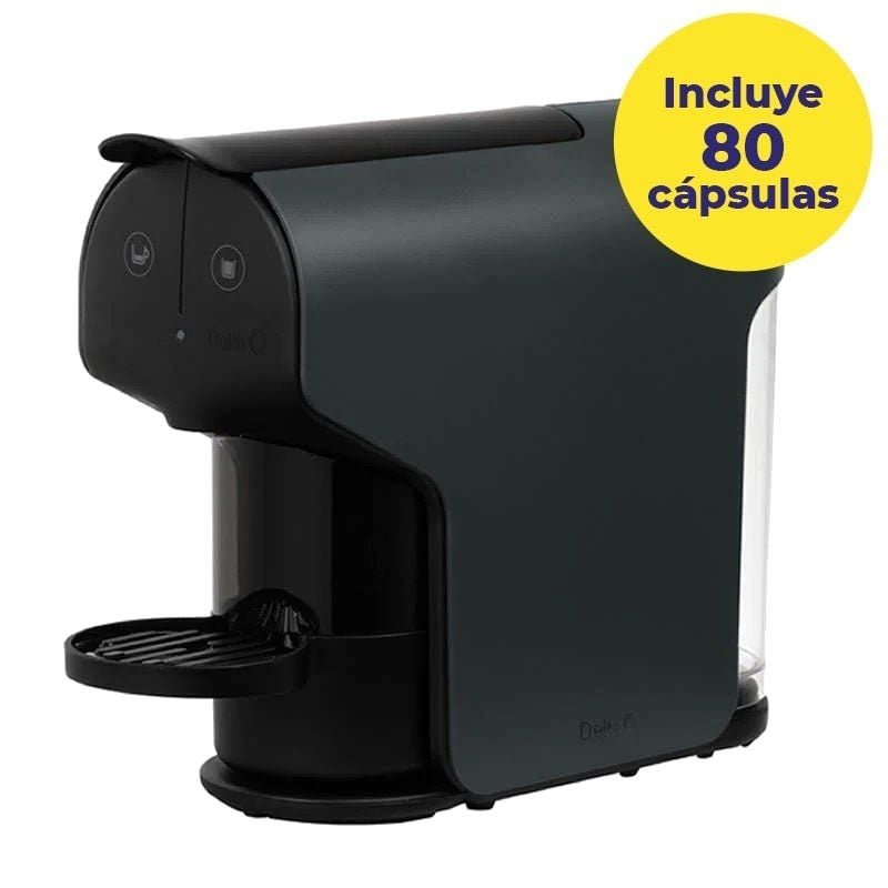 Cafetera de Cápsulas Delta Quick/ Negra + 80 cápsulas café QALIDUS - изображение 1