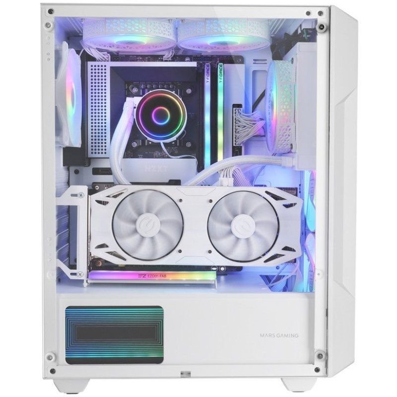 Caja Gaming Semitorre Mars Gaming MC-GEO/ Blanca - изображение 4