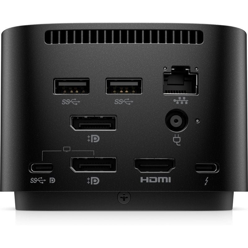 Docking USB Tipo-C HP Thunderbolt G4 280 W con cable combo/ 4xUSB/ 1xHDMI/ 1xRJ45/ 2xDisplayPort/ 1xJack/ 3xUSB Tipo-C PD/ 1xAC/ Negro - изображение 3