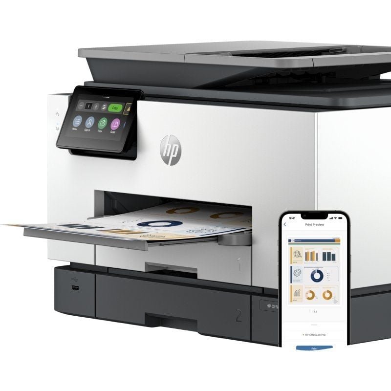 Multifunción HP Officejet Pro 9130b WiFi/ Fax/ Dúplex/ ADF/ Blanca - изображение 2