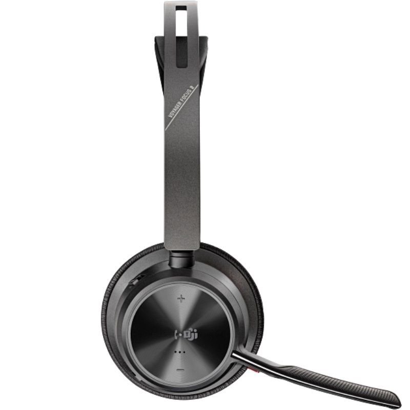 Auriculares Inalámbricos Poly Voyager Focus 2 para Microsoft Teams + Adaptador USB-C-A + Soporte de Carga/ con Micrófono/ Bluetooth/ Negro - изображение 4