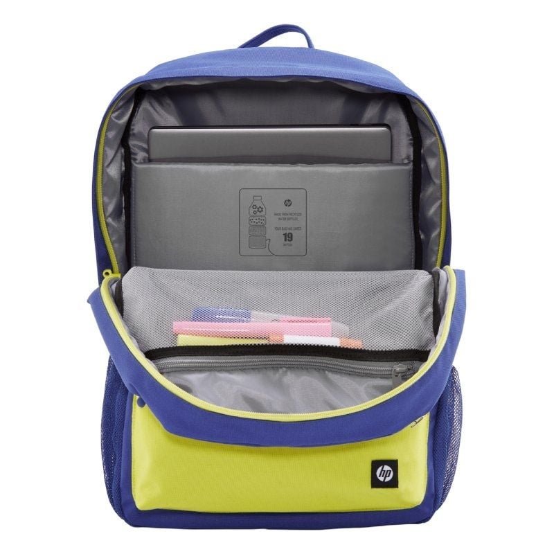 Mochila HP Campus 7J596AA para Portátiles hasta 15.6"/ Azul y Lima - изображение 2