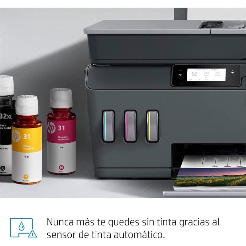 Multifunción Recargable HP Smart Tank Plus 655/ WiFi/ Fax/ Negra - изображение 4