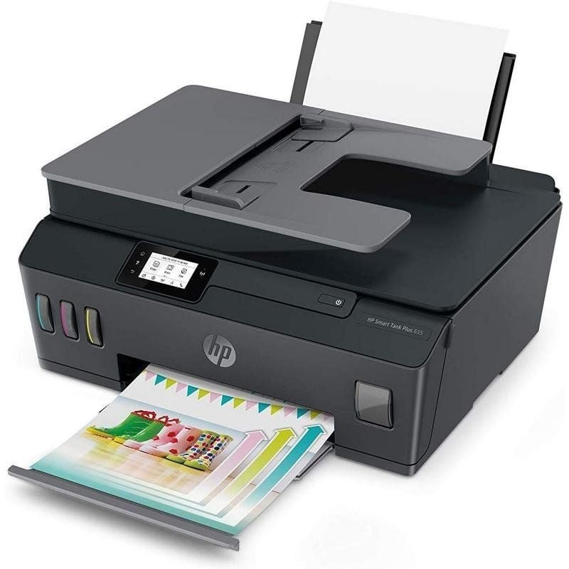 Multifunción Recargable HP Smart Tank Plus 655/ WiFi/ Fax/ Negra - изображение 3