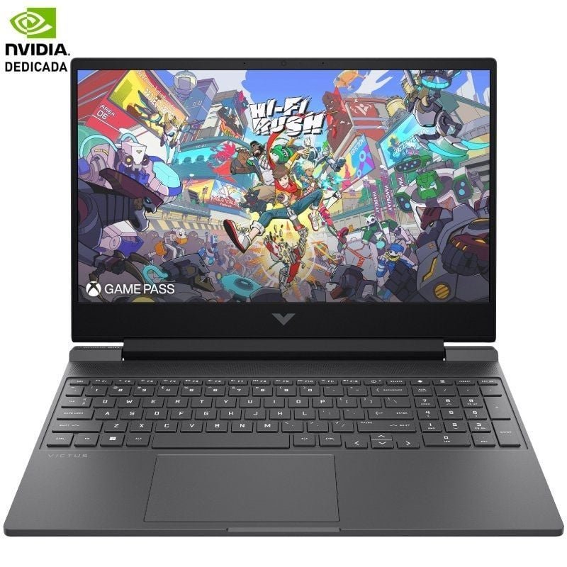 Portátil Gaming HP Victus 15-FB3709NS Ryzen 7 8845HS/ 16GB/ 1TB SSD/ GeForce RTX 4050/ 15.6"/ Sin Sistema Operativo
