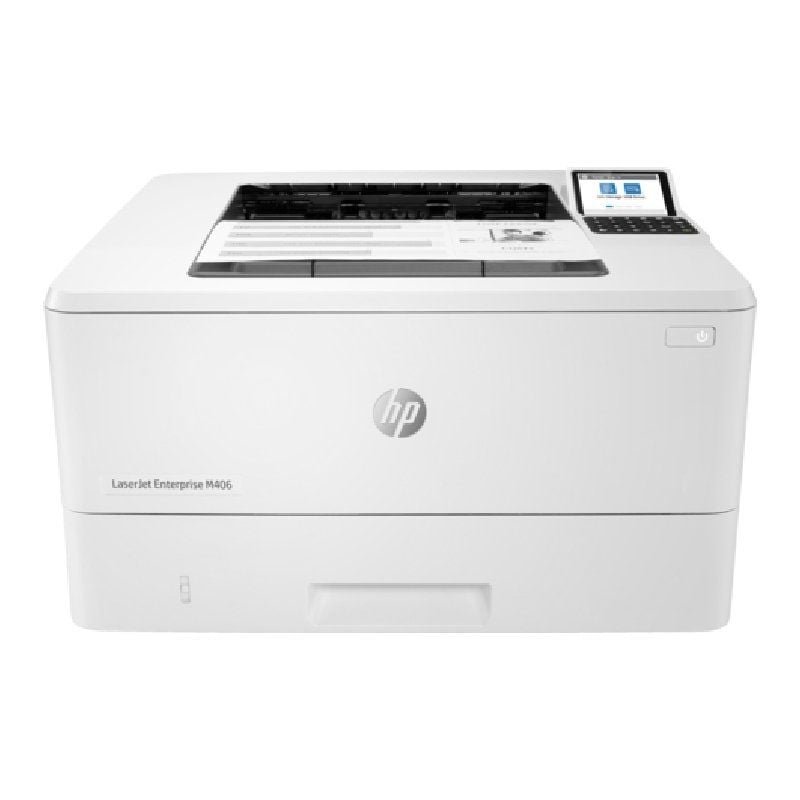 Impresora Láser Monocromo HP Laserjet Enterprise M406DN Dúplex/ Blanca - изображение 2
