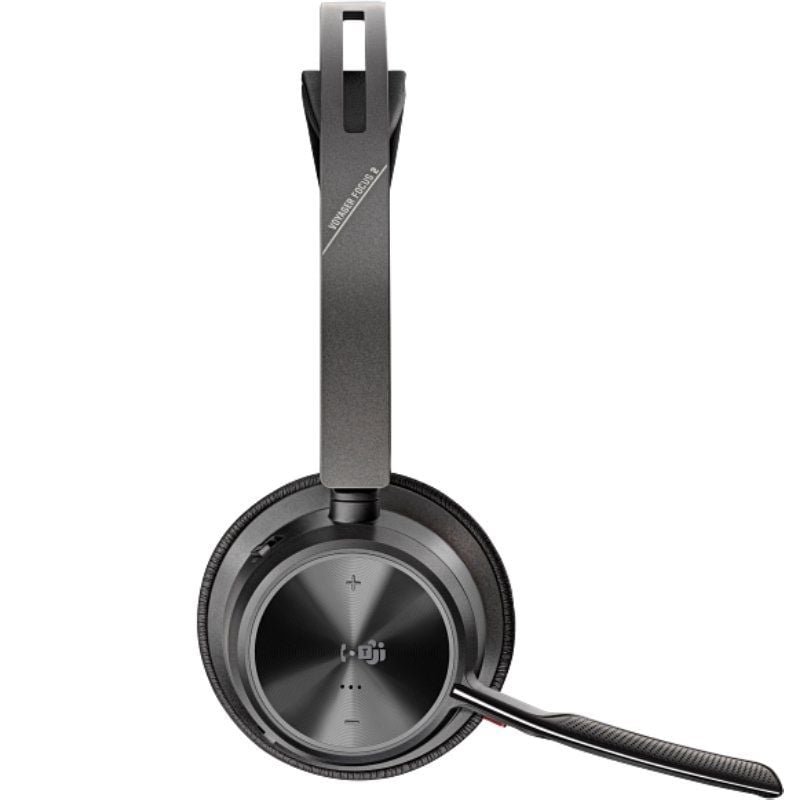 Auriculares Inalámbricos Poly Voyager Focus 2 Microsoft Teams + Adaptador USB-C-A + Soporte de Carga/ con Micrófono/ Bluetooth/ Negros - изображение 5