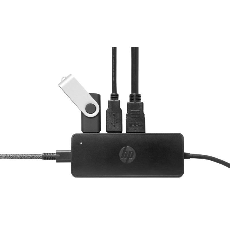 Docking USB 3.0 Tipo-C HP USB-C Travel G2/ 2xUSB/ 1xHDMI/ 1xVGA/ Negro - изображение 3