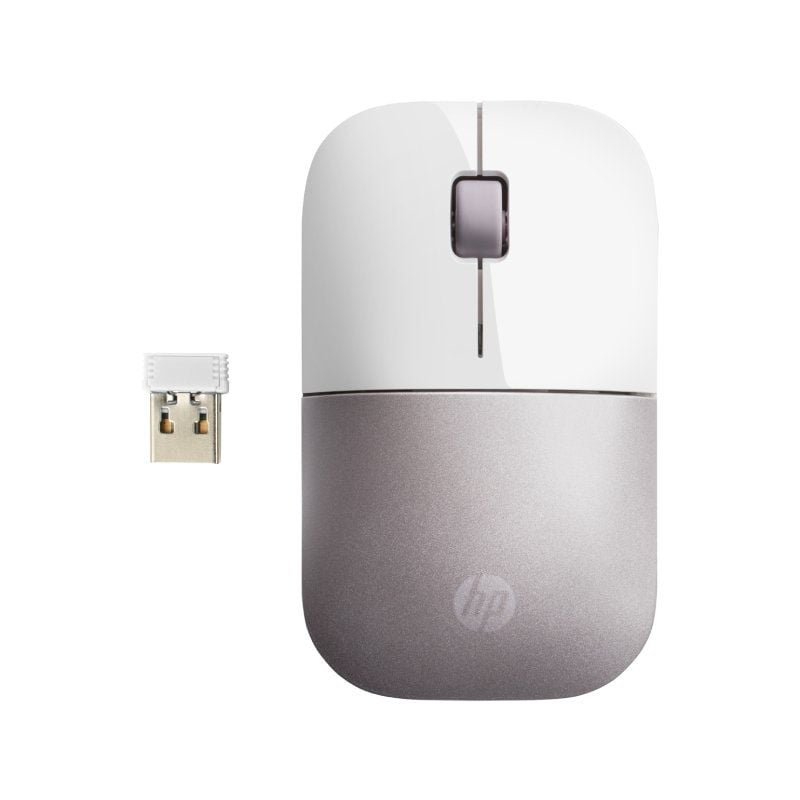 Ratón Inalámbrico HP Z3700/ Hasta 1200 DPI/ Blanco y Rosa - изображение 2