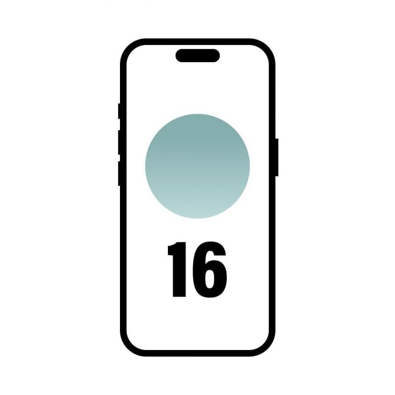 Smartphone Apple iPhone 16 512GB/ 6.1"/ 5G/ Verde Azulado