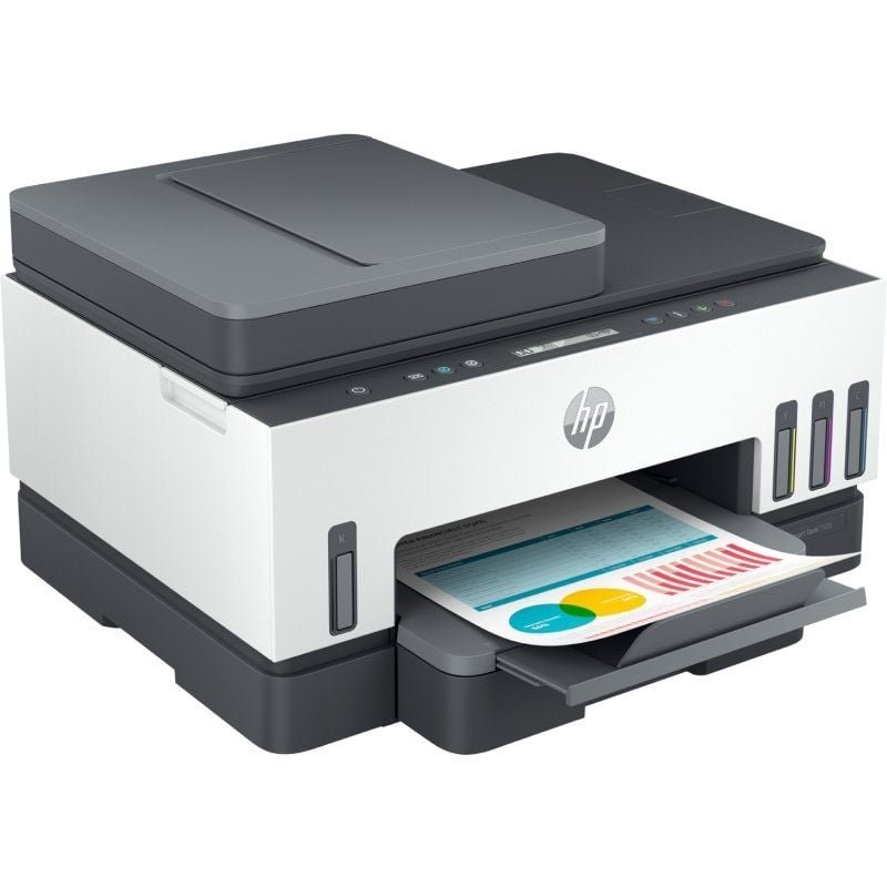 Multifunción Recargable HP Smart Tank 7305/ WiFi/ Dúplex/ ADF/ Blanca - изображение 3