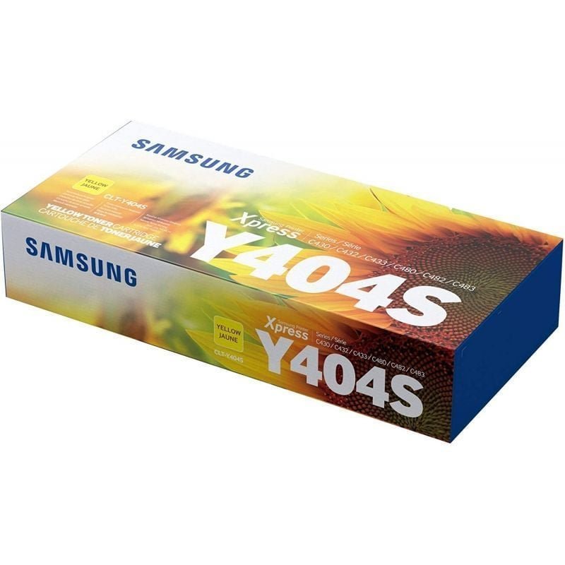 Tóner Original Samsung CLT-Y404S/ Amarillo - изображение 2