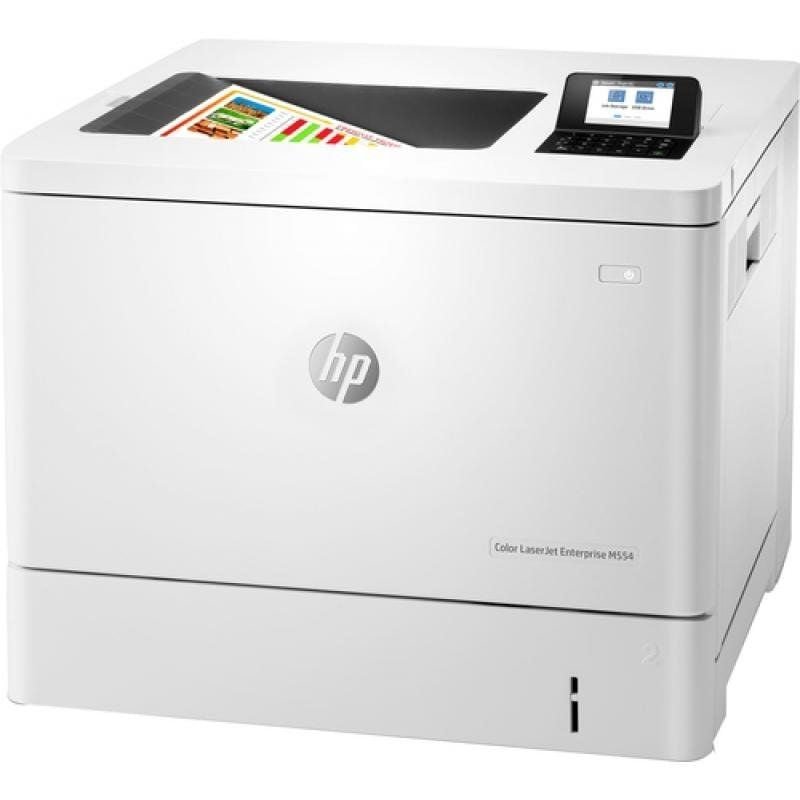 Impresora Láser Color HP LaserJet Enterprise M554DN Dúplex/ Blanca - изображение 3