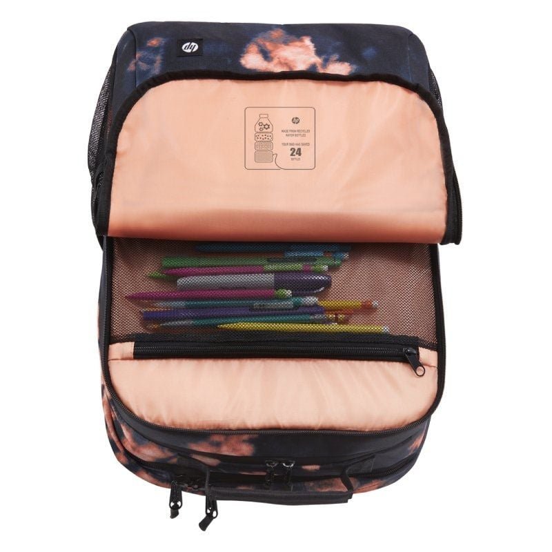 Mochila HP Campus XL 7J593AA para Portátiles hasta 16"/ Negra y Naranja - изображение 2