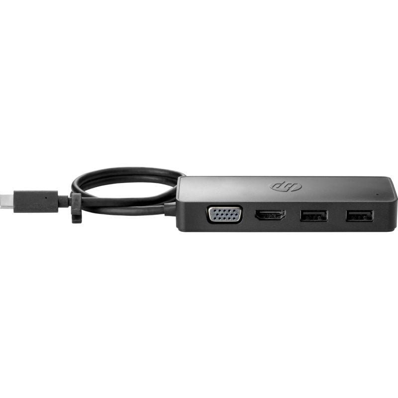 Docking USB 3.0 Tipo-C HP USB-C Travel G2/ 2xUSB/ 1xHDMI/ 1xVGA/ Negro - изображение 2
