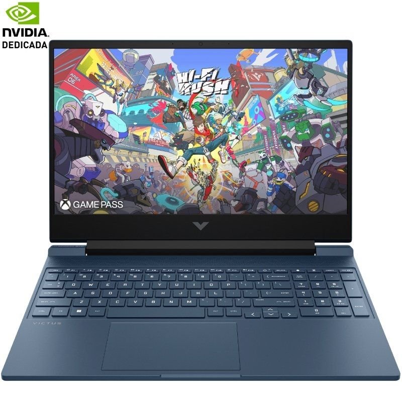 Portátil Gaming HP Victus 15-FA2031NS Intel Core i5-13420H/ 16GB/ 512GB SSD/ GeForce RTX 3050/ 15.6"/ Sin Sistema Operativo