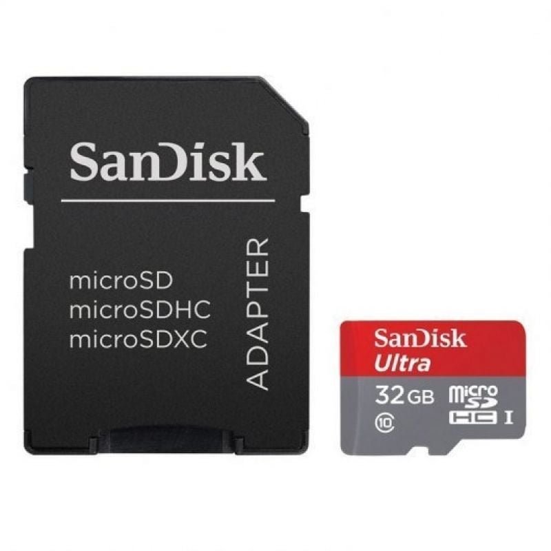 Tarjeta de Memoria SanDisk Ultra 32GB microSD HC UHS-I con Adaptador/ Clase 10/ 120MBs - изображение 2