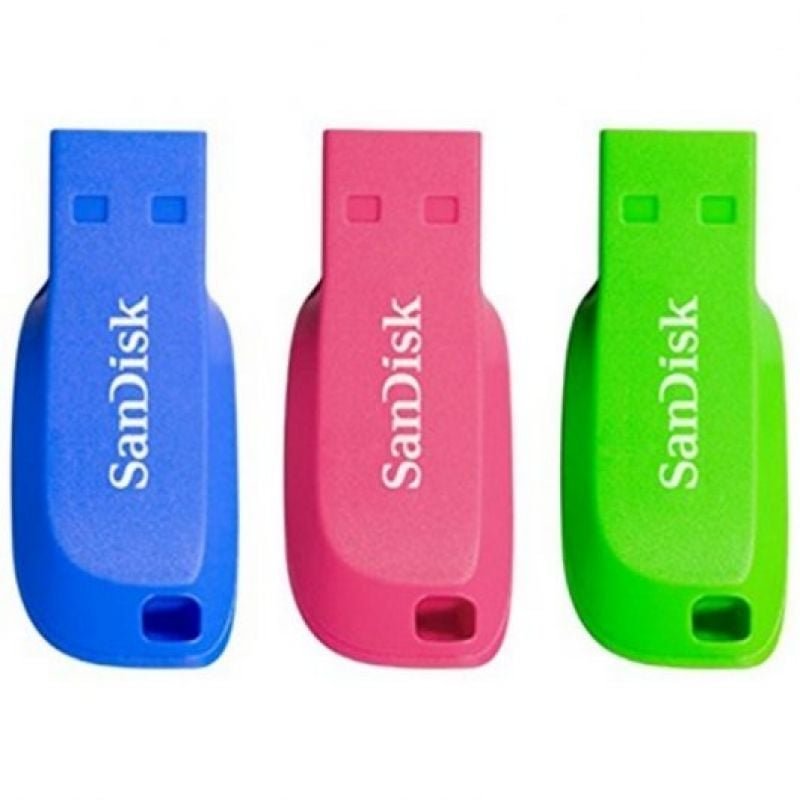Pendrive 32GB SanDisk Cruzer Blade Pack 3 USB 2.0 - изображение 2