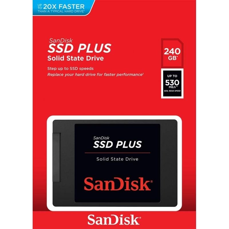 Disco SSD SanDisk Plus 240GB/ SATA III - изображение 4