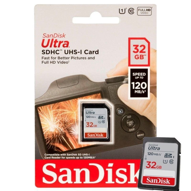 Tarjeta de Memoria SanDisk Ultra 32GB SD HC UHS-I - SDXC/ Clase 10/ 120MBs - изображение 3