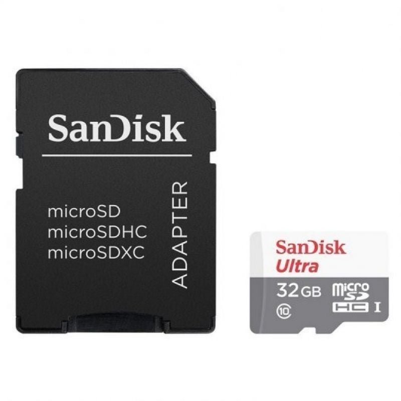 Tarjeta de Memoria SanDisk Ultra 32GB microSD HC con Adaptador/ Clase 10/ 100MB/s - изображение 2
