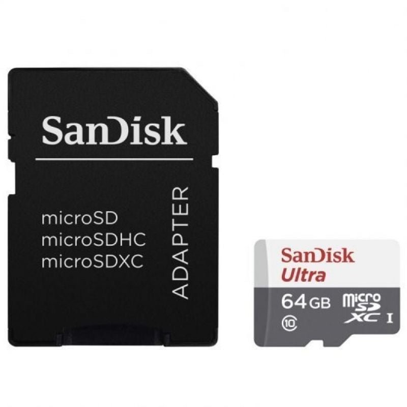 Tarjeta de Memoria SanDisk Ultra 64GB microSD XC con Adaptador/ Clase 10/ 100MB/s - изображение 2