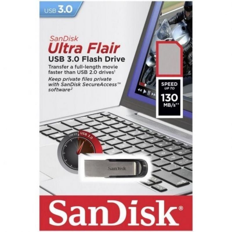 Pendrive 32GB SanDisk Ultra Flair USB 3.0 - изображение 4