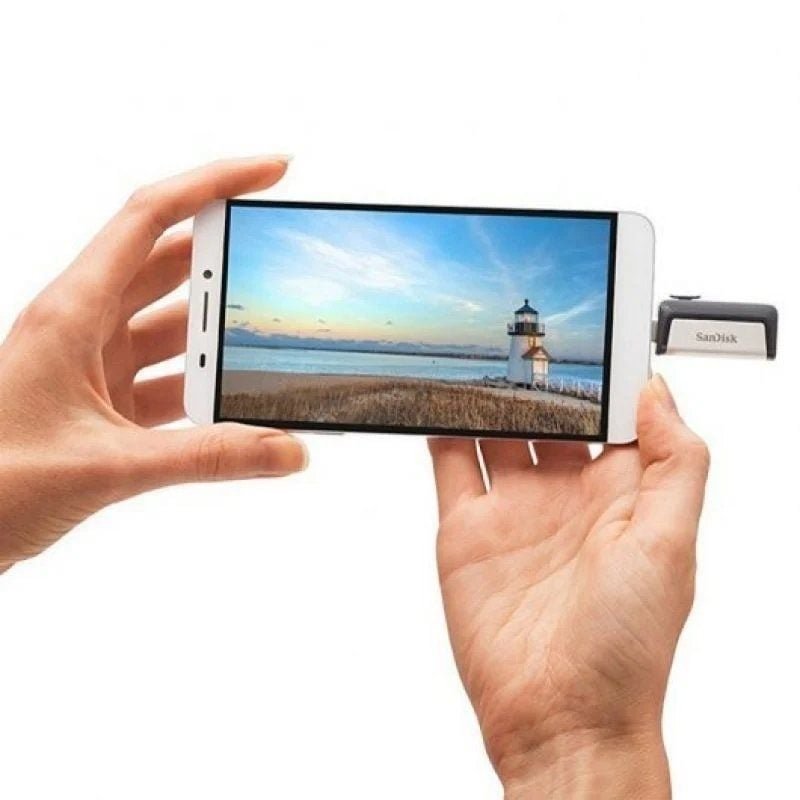 Pendrive 128GB SanDisk Dual USB Tipo-C Ultra USB 3.1/ Tipo-C - изображение 4