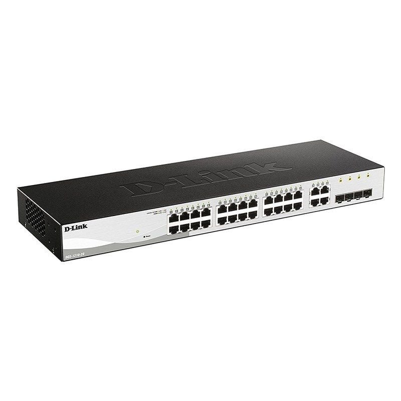 Switch Gestionable D-Link DGS-1210-28 28 Puertos/ RJ-45 Gigabit 10/100/1000/ SFP - изображение 2