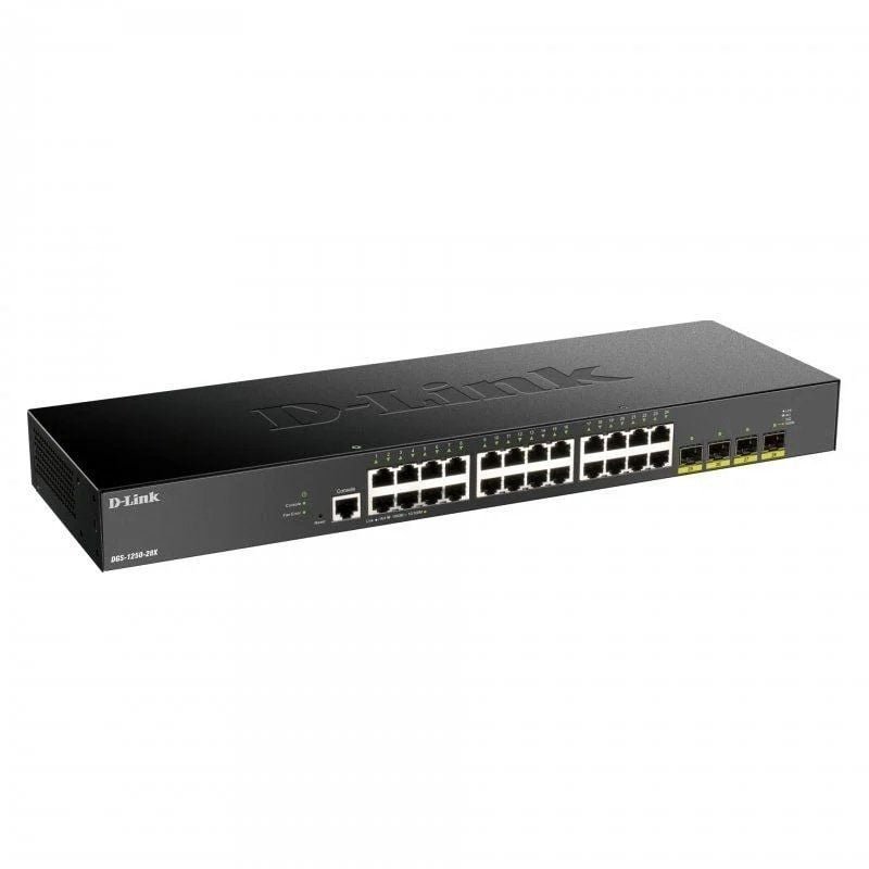 Switch Gestionado D-Link DGS-1250-28X 28 Puertos/ RJ-45 Gigabit 10/100/1000/ SFP - изображение 2