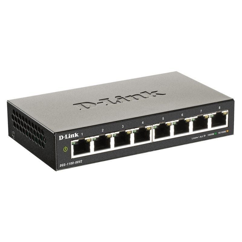Switch Gestionable D-Link DGS-1100-08V2 8 Puertos/ RJ-45 10/100/1000 - изображение 3
