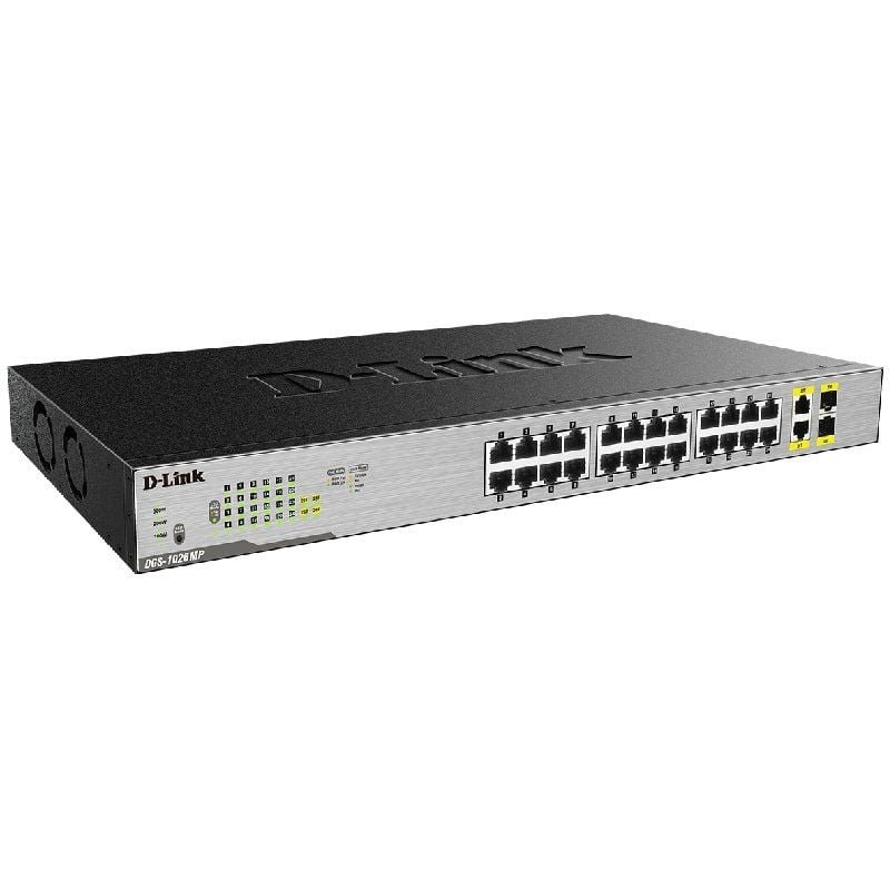 Switch D-Link DGS-1026MP 26 Puertos 10/100/1000 PoE/ SFP - изображение 2