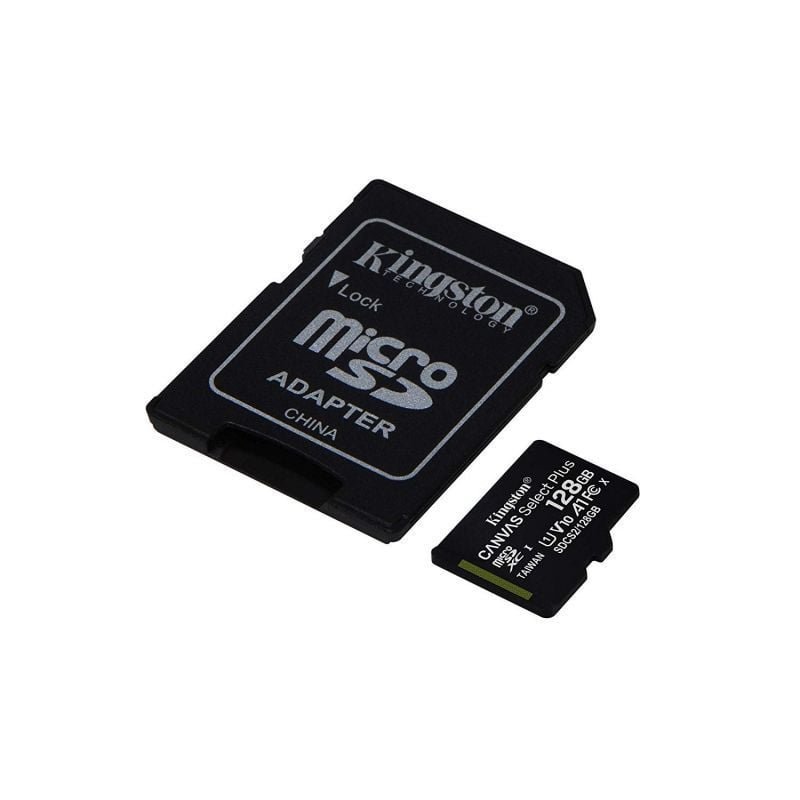 Tarjeta de Memoria Kingston CANVAS Select Plus 128GB microSD XC con Adaptador/ Clase 10/ 100MBs - изображение 2