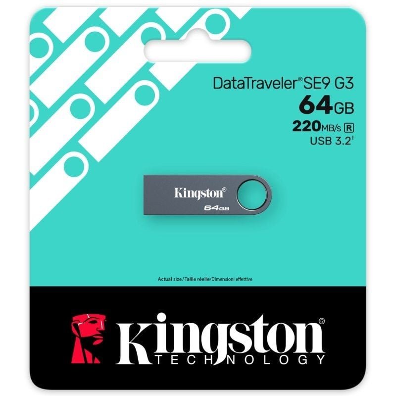 Pendrive 64GB Kingston DataTraveler SE9 G3 USB 3.2 - изображение 2