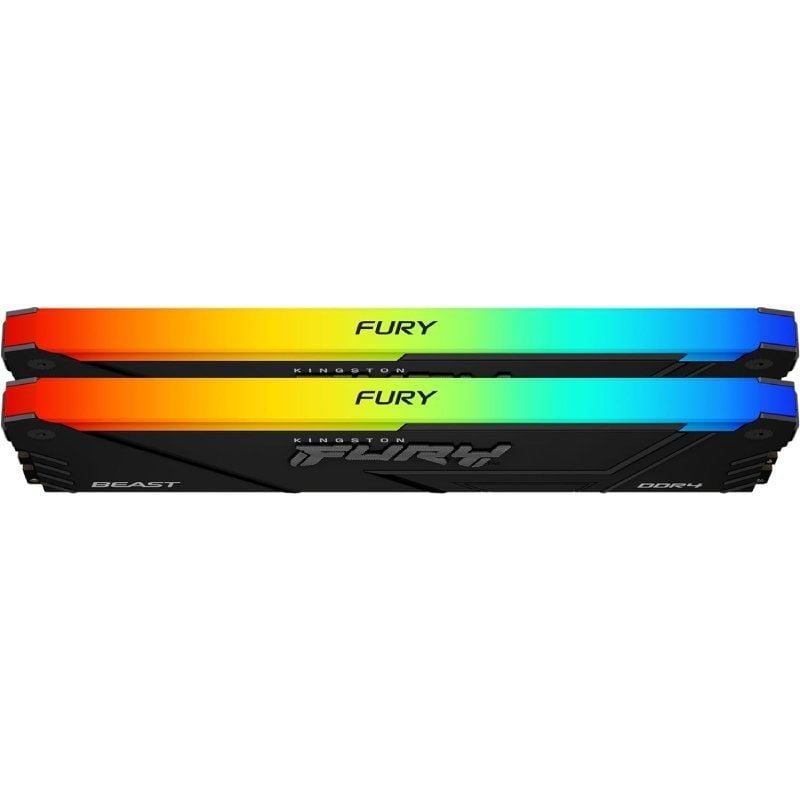 Memoria RAM Kingston FURY Beast RGB 2 x 16GB/ DDR4/ 3200MHz/ 1.35V/ CL16/ DIMM - изображение 2