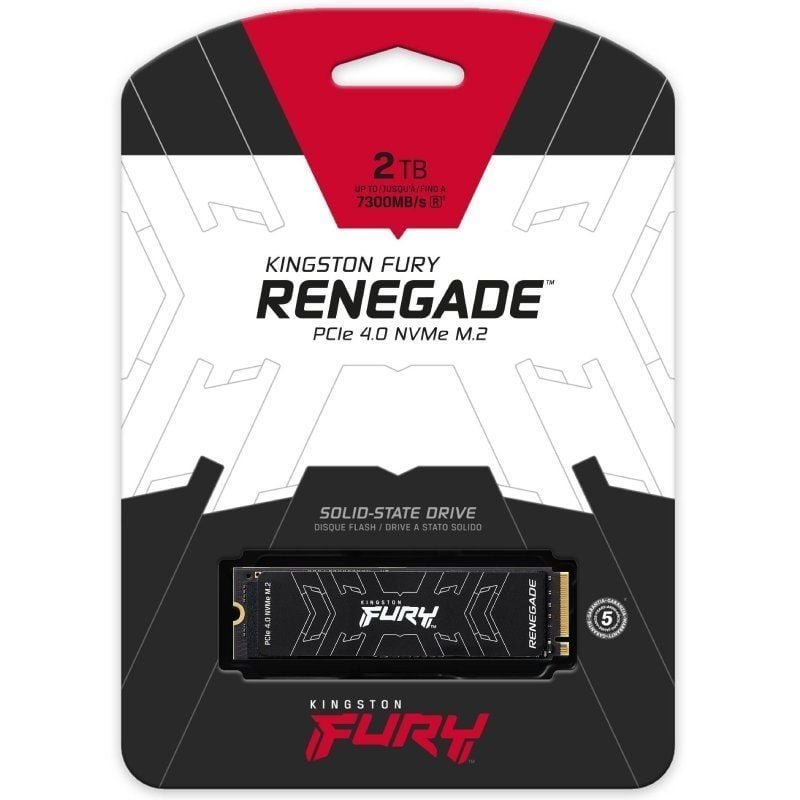 Disco SSD Kingston FURY Renegade 2TB/ M.2 2280 PCIe 4.0/ Con Difusor Térmico/ Full Capacity - изображение 3