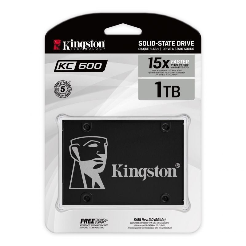Disco SSD Kingston KC600 1TB/ SATA III/ Full Capacity - изображение 3