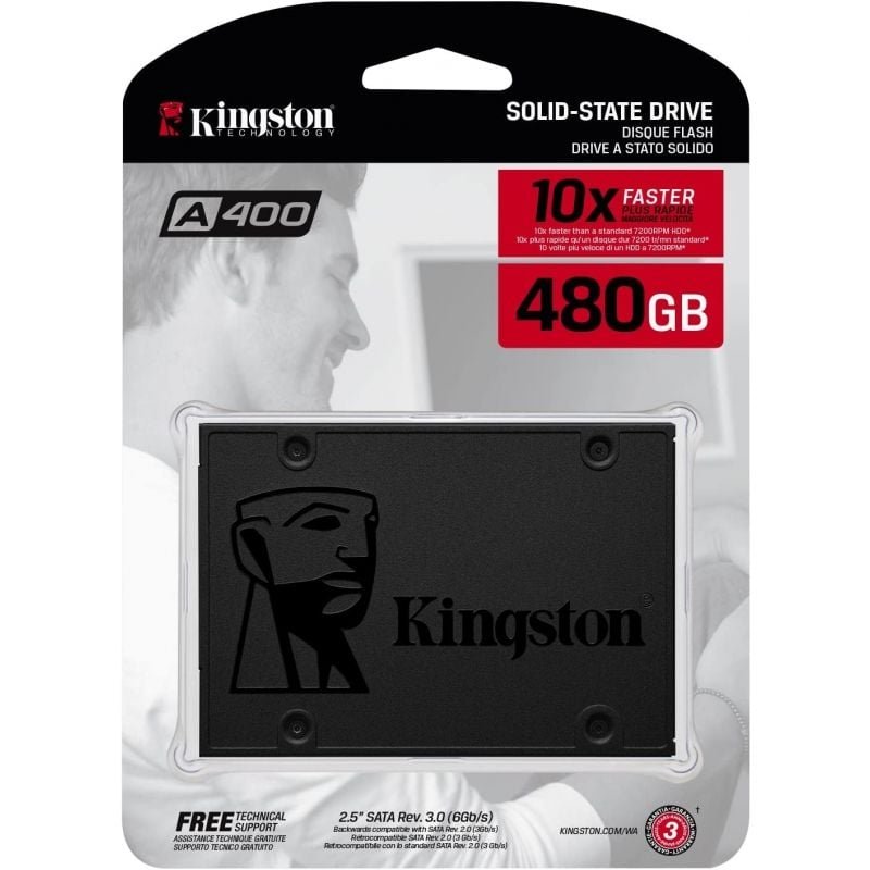 Disco SSD Kingston A400 480GB/ SATA III - изображение 4