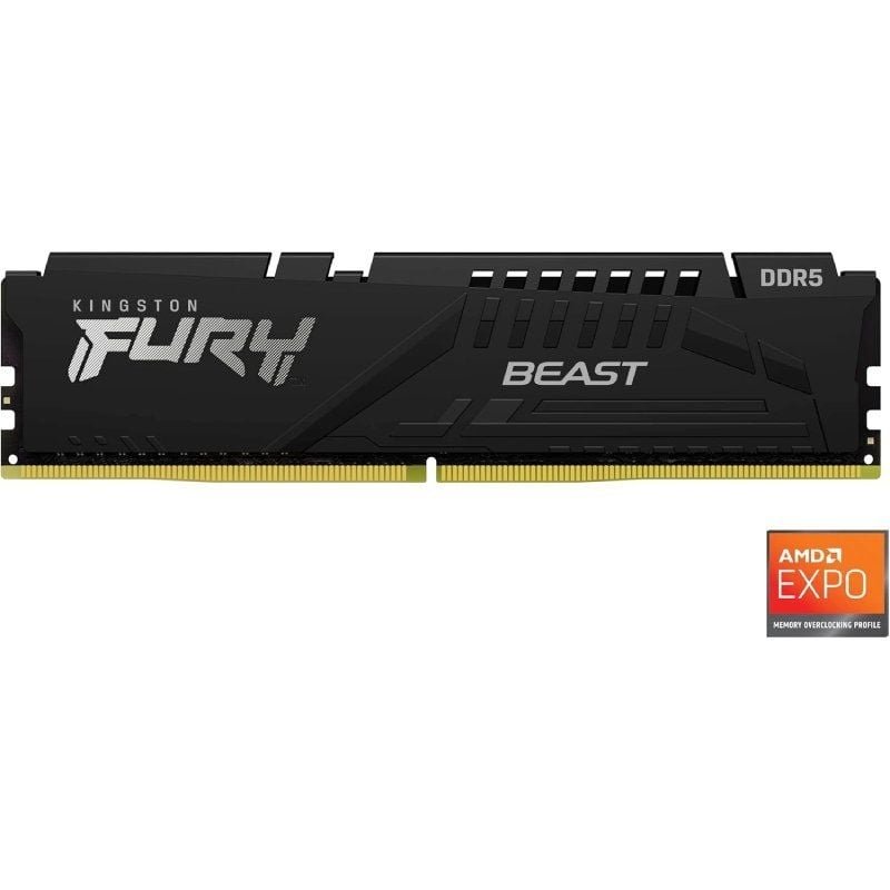 Memoria RAM Kingston FURY Beast 16GB/ DDR5/ 5600MHz/ 1.1V/ CL36/ DIMM - изображение 2