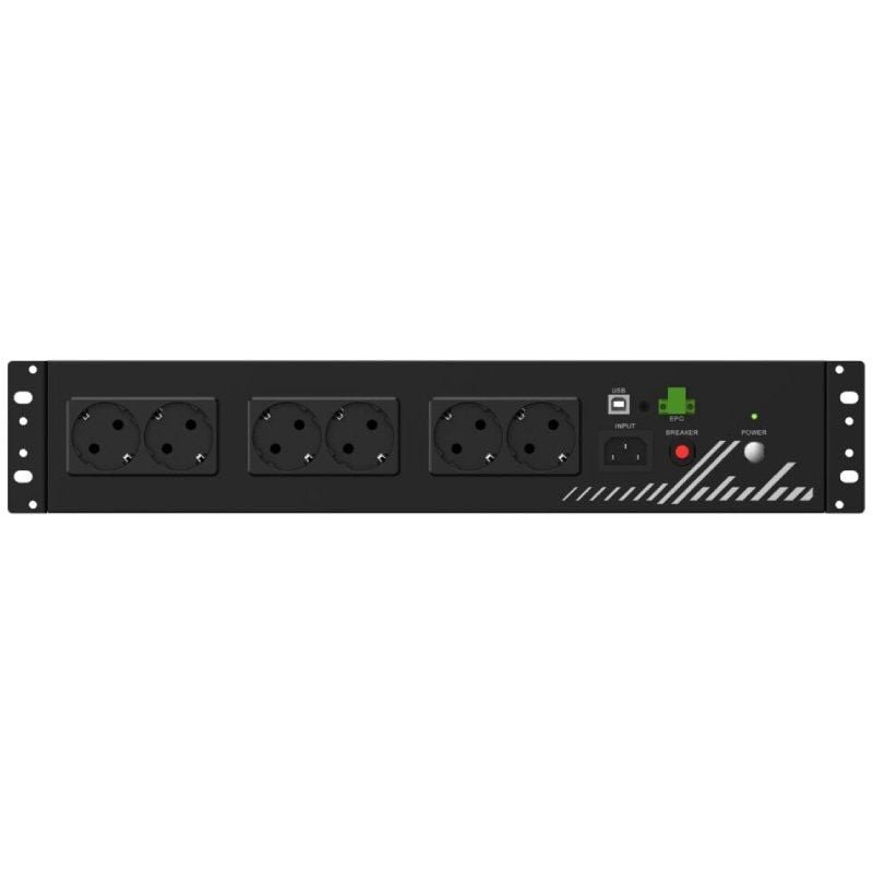 SAI Línea Interactiva Phasak Compact/ 800VA-480W/ 8 Salidas/ Formato Rack 2U - изображение 2